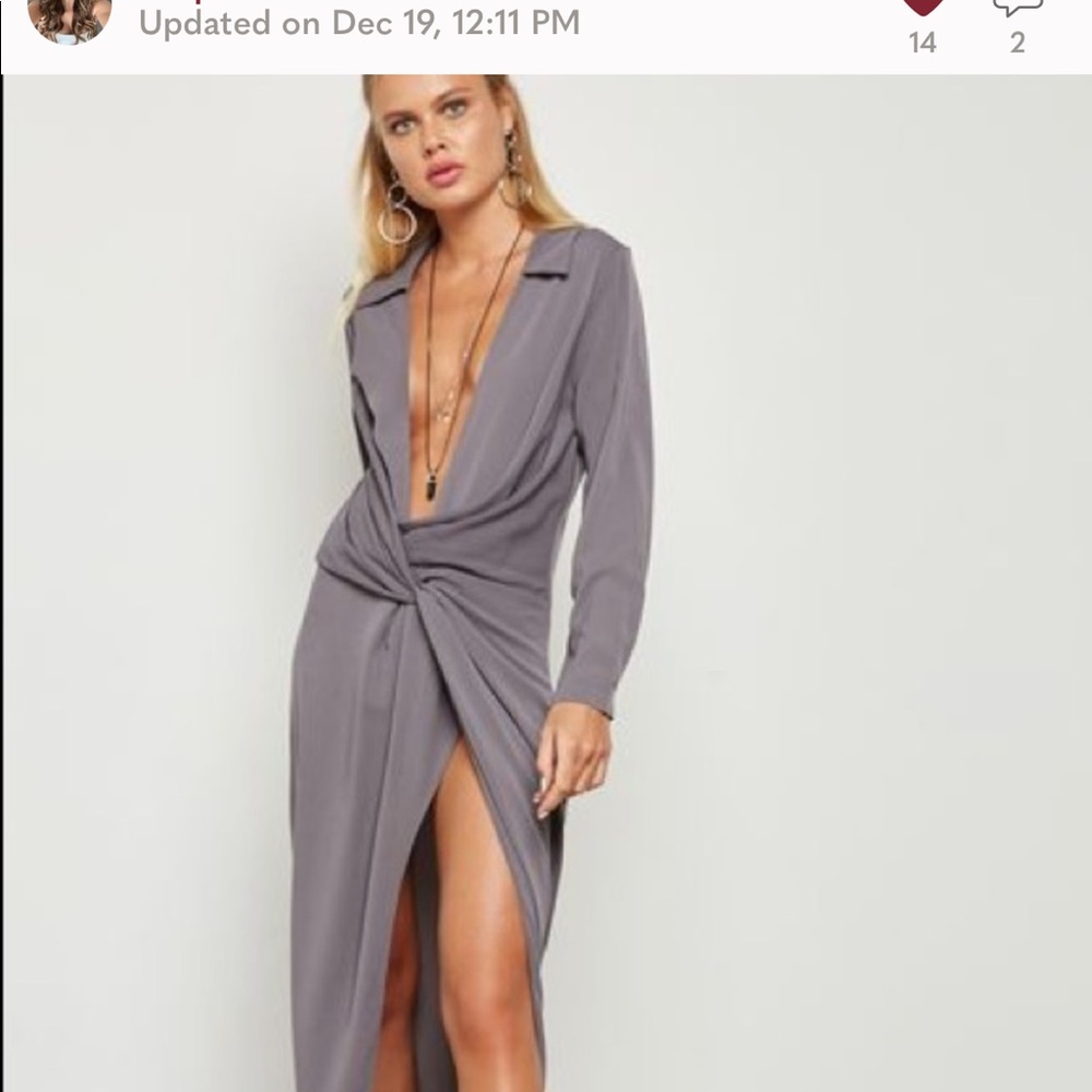 MISSGUIDED DRAPEY MAXI DRESS